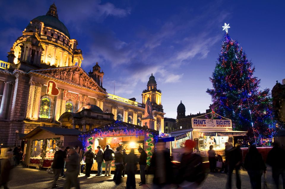 Belfast: Full-Day Tour with Titanic Experience - Seeing Belfast from the hop-on hop-off bus