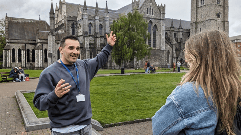 Dublin: 2 Hour City Center Guided Walking Tour - Temple Bar in a short, lively burst