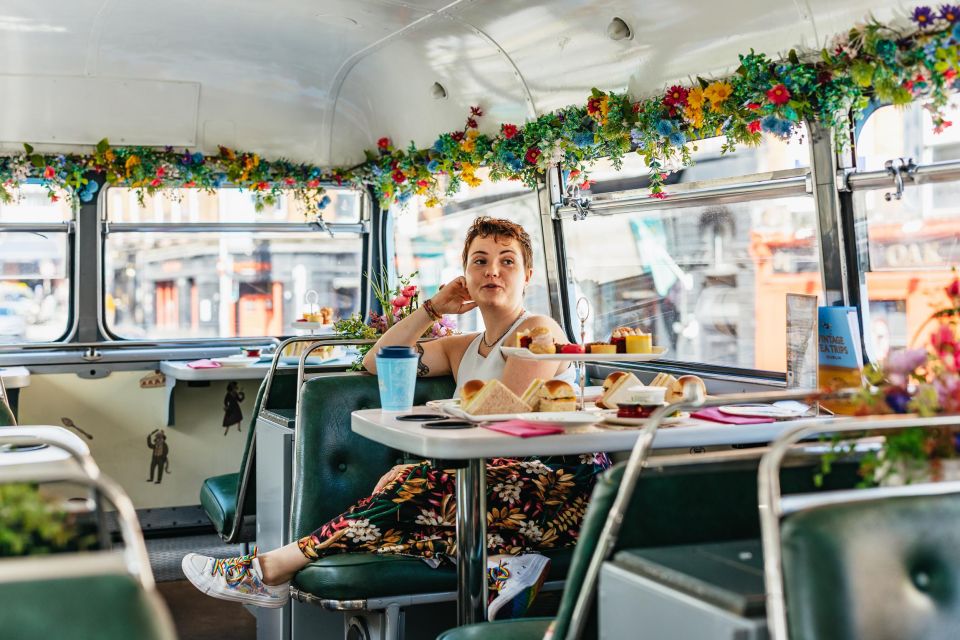 Dublin: Afternoon Tea Vintage Bus Tour - A 1960s bus with a very Dublin sort of tea break