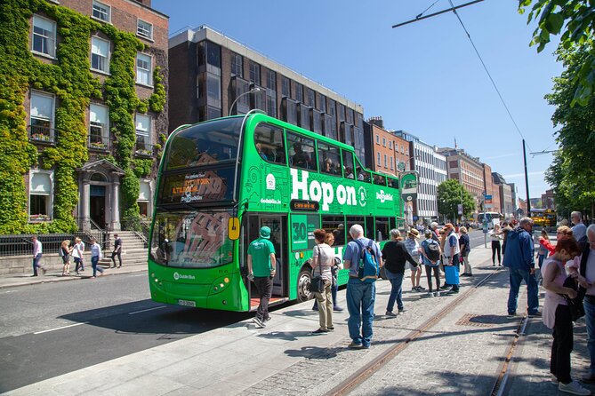 Dublin Cruise Ship Shore Excursion|Hop-on Hop-off & Rail Transfer - Stops 7 through 11: St. Stephen’s Green, Trinity, and Temple Bar