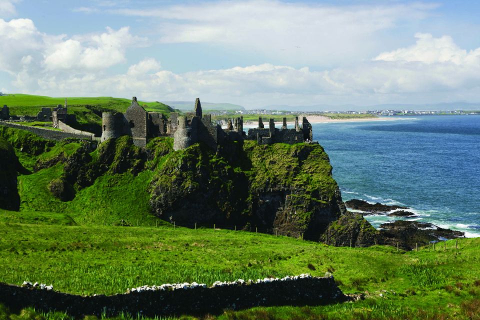 Dublin: Giant's Causeway, Dark Hedges & Titanic Guided Tour - Dunluce Castle: ten minutes at a dramatic ruin