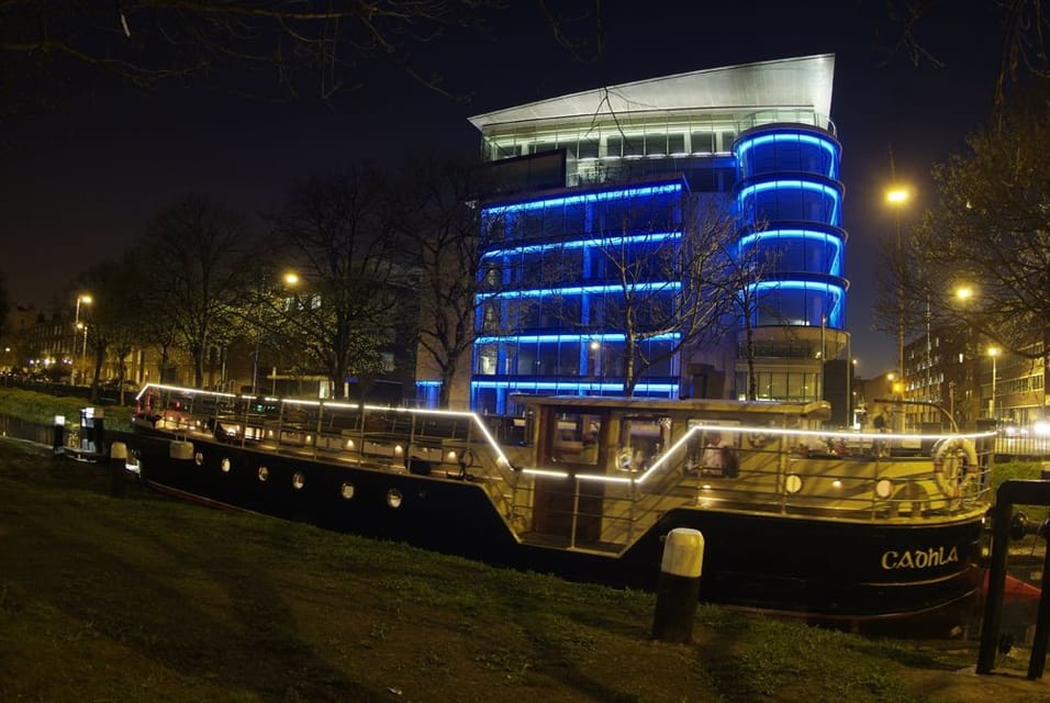 Dublin: Grand Canal Cruise with Dinner - A three-course dinner served aboard