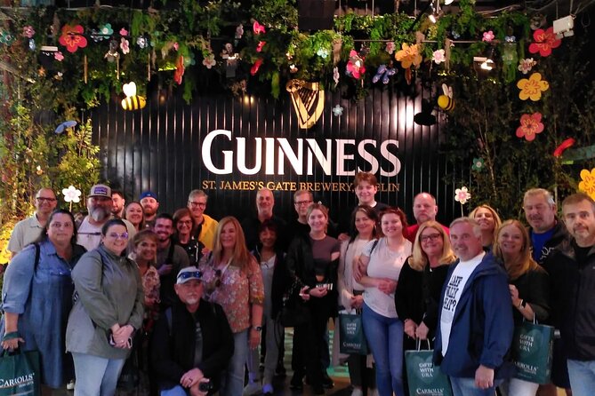 Dublin Guinness Storehouse, Molly Malone Statue and Book of Kells - Walking from the brewery toward central Dublin