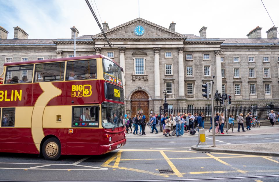 Dublin: Jameson Whiskey Distillery & Hop-on Hop-off Bus Tour - The central route from the Spire to St. Stephen’s Green
