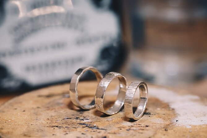 Dublin Jewellery Forge a Hammered Silver Ring: Drury Street - Adding texture with a planishing hammer