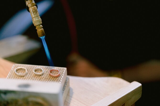 Dublin Jewellery Forge a Hammered Silver ring:Georges Street - Filing is where your ring gets its character