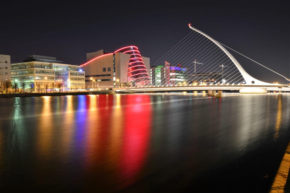 Dublin Walking Tour: Top 10 highlights - Crossing the Liffey by Ha’penny Bridge