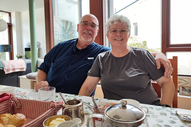 Irish Baking Class: Granny's Apple Cake, Traditional Scones - Eating the results at Emily’s table