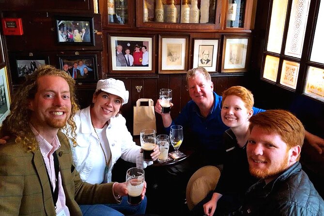 Private Dublin Sights and Pints (Walking Tour) - Seeing Temple Bar beyond the red-painted pub
