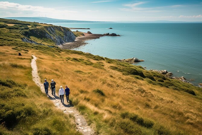 Private Howth Coastal Walk - Lambay Island from the Howth coast