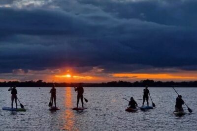 Sunset SUP experience in Malahide, Dublin